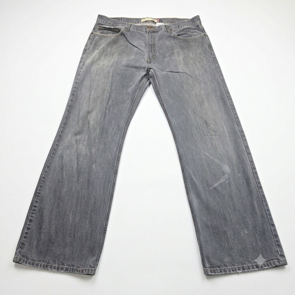 Levi's 529 Men's Gray Low Straight Leg Jeans Size 38x32 Faded Casual Denim W38